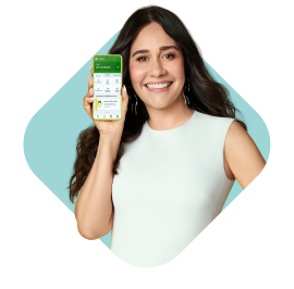 Famosos segurando produtos PagBank