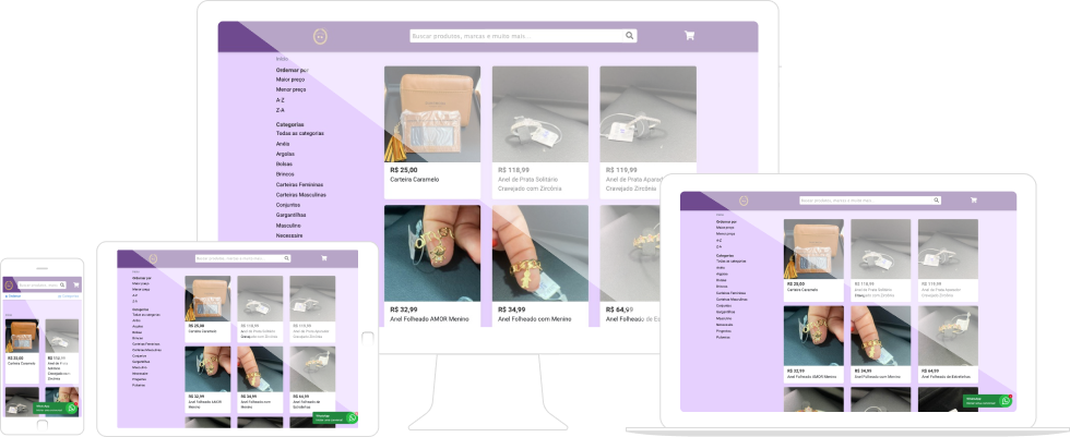 'Case' de loja online