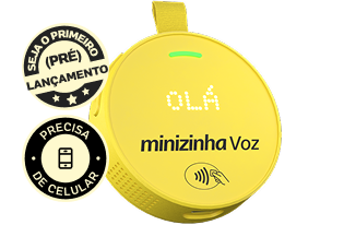 Maquininha minizinha voz do pagbank