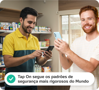 Tap On segue os padrões de segurança mais rigorosos do Mundo